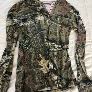 rare pink and camo Long Sleeve Shirt